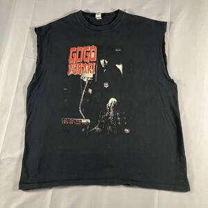 Kill Bill Gogo Yubari Shirt Mens XL Black Sleeveless Movie Graphic Tee Cult Film